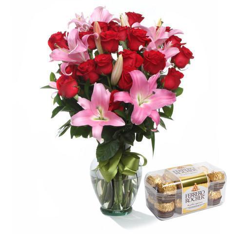 24 Rosas y Stargazer + Chocolates
